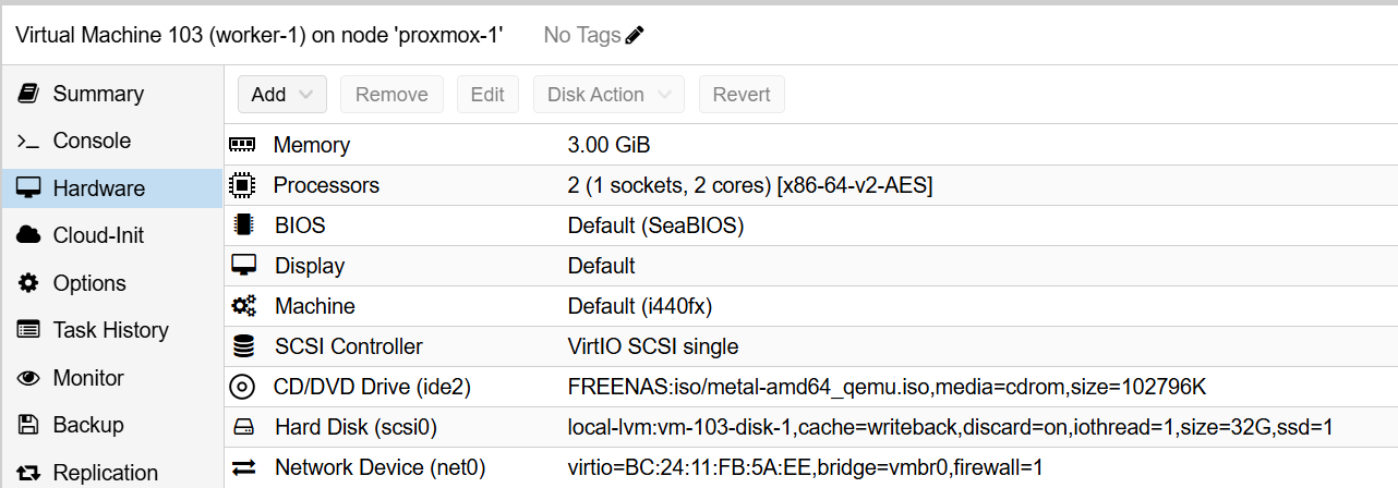 ProxMox Overall Configuration